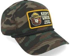 Smokey Bear Roscoe Camoflage Adjustable - American Needle