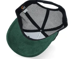 Smooth Sea Never Made a Skilled Sailor Cord Green/Black A-frame Trucker - Jack Anchor