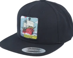 Smooth Sea Never Made a Skilled Sailor Box Black Snapback - Jack Anchor