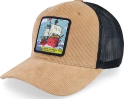 Smooth Sea Never Made A Skilled Sailor Cord Caramel/Black Trucker - Jack Anchor