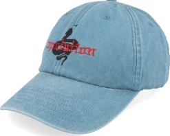 Snake Reputation Washed Denim Light Blue Dad Cap - Iconic