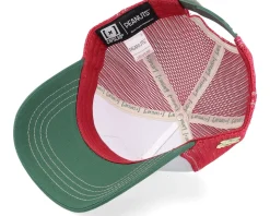 Snoopy Joe Cool Beige/Green/Red Trucker - Capslab