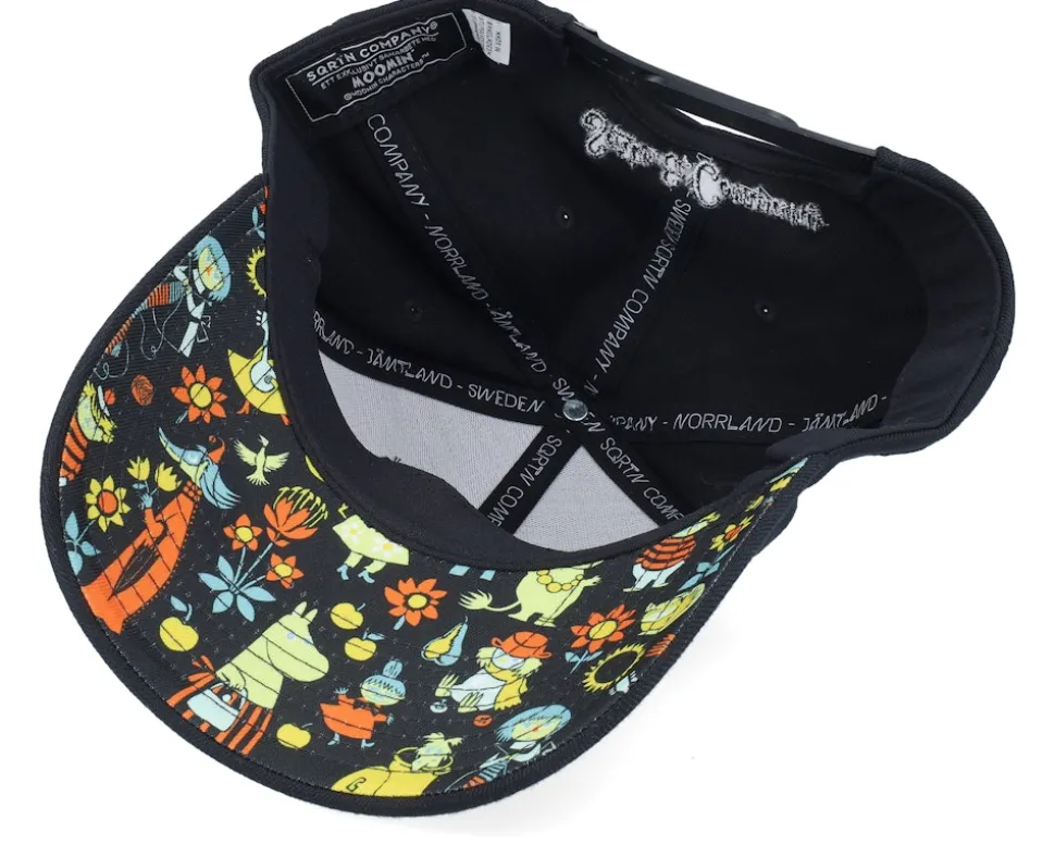 Snufkin 120 Cap Mumin Black Adjustable - SQRTN