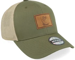 Snufkin Engraved Patch Green/Khaki Trucker - Moomin