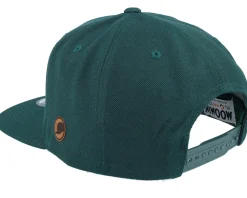 Snufkin Engraved Patch Green Snapback - Moomin