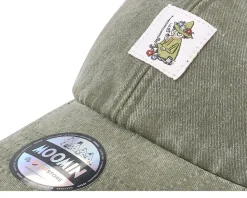 Snufkin Fishing Olive Denim Dad Cap - Moomin