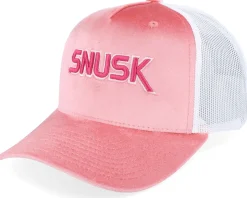 Snusk 3d Pink Logo Velvet Pink/White Trucker - Iconic