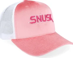 Snusk 3d Pink Logo Velvet Pink/White Trucker - Iconic