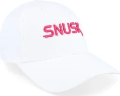Snusk 3d Pink Logo White Adjustable - Iconic