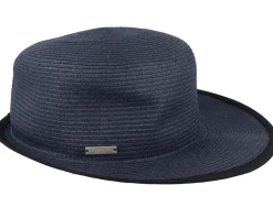 Soft Braid Swallow Blue/Black Cap - Seeberger