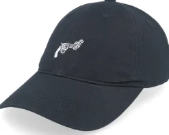 Soft Cap Slussen The Knotted Gun Black Dad Cap - Dedicated