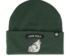 Soft Rock Wolf Classic Knits Rocker Icon Green Cuff - Goorin Bros.