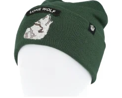 Soft Rock Wolf Classic Knits Rocker Icon Green Cuff - Goorin Bros.