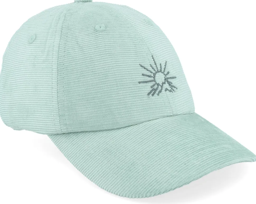 Soft Slussen Corduroy Line Mountain Granite Green Dad Cap - Dedicated