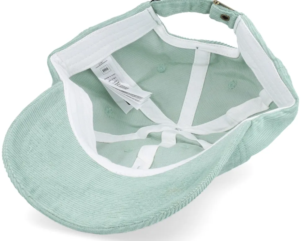 Soft Slussen Corduroy Line Mountain Granite Green Dad Cap - Dedicated