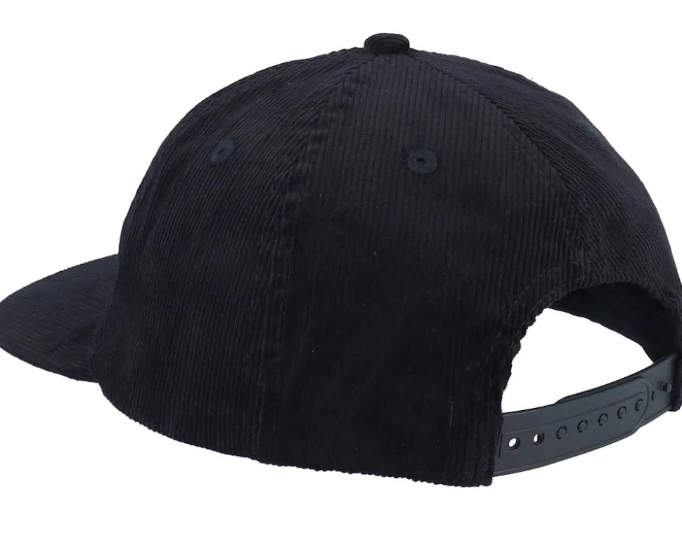 Sommer Sparrow Black Corduroy Snapback - Santa Cruz