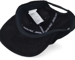 Sommer Sparrow Black Corduroy Snapback - Santa Cruz