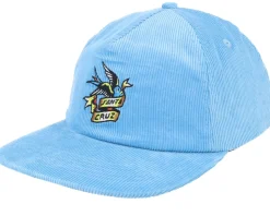 Sommer Sparrow Crystal Blue Corduroy Snapback - Santa Cruz