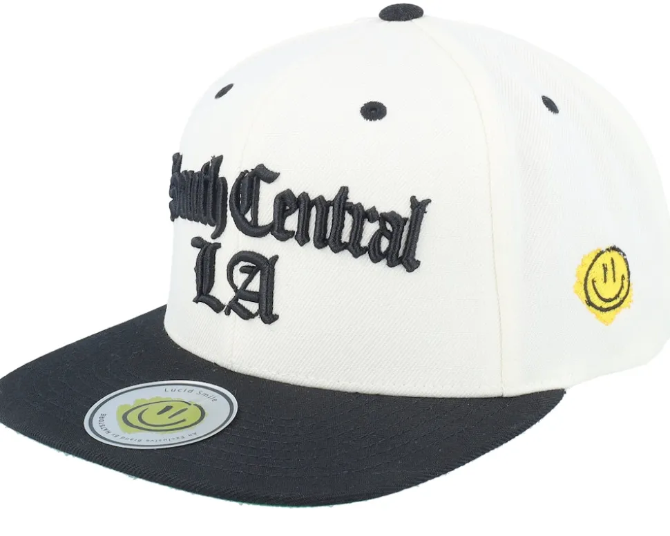 South Central La 3d Script Natural/Black Snapback - Lucid Smile