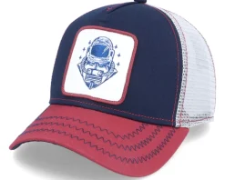 Space Astronaut Patch Navy/Red/Beige Trucker - Iconic