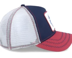 Space Astronaut Patch Navy/Red/Beige Trucker - Iconic