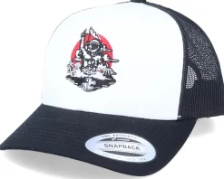Space Hero Retro Black/White Trucker - Iconic