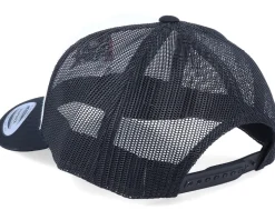 Space Hero Retro Black/White Trucker - Iconic