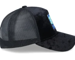 Space Man Art Velvet Black Velvet Trucker - Public Domain