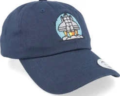 Space Rocket Launch Navy Dad Cap - Abducted