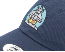 Space Rocket Launch Navy Dad Cap - Abducted