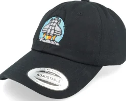 Space Rocket Launch Navy Dad Cap - Abducted