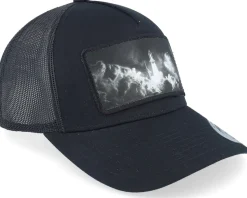 Space Shuttle Launch Black A-Frame Trucker - Iconic