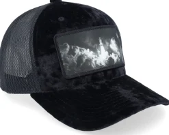 Space Shuttle Launch Velvet Black Trucker - Calza Pennello