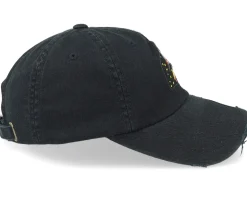 Spacecraft And Stars Destroyed Black Dad Cap - Abducted