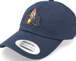 Spacecraft And Stars Navy Dad Cap - Abducted