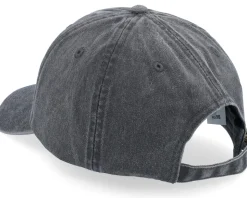 Spacecraft And Stars Washed Black Dad Cap - Abducted