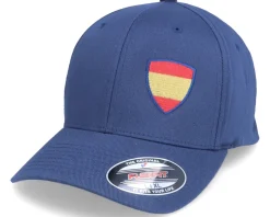 Spain Flag Shield Navy Flexfit - Forza
