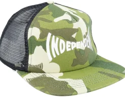 Span Meshback Camo/Black Trucker - Independent