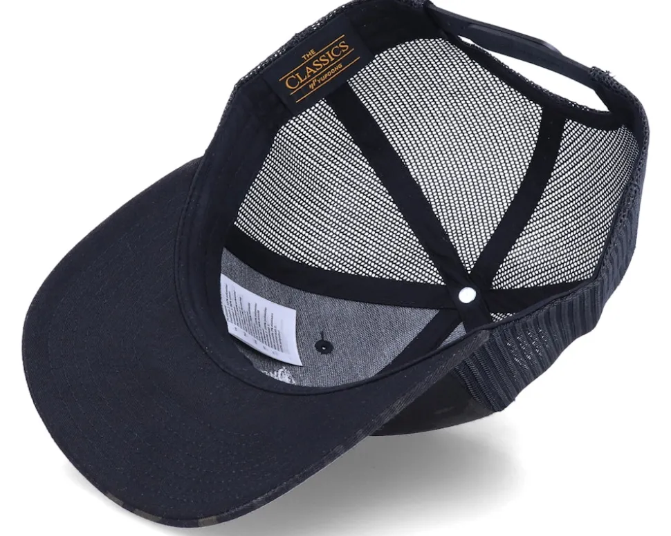 Spark Plug Angel Emblem Multicam Black Trucker - Born To Ride