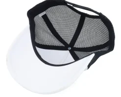 Spartan King Velvet White/Black A-Frame Trucker - Calza Pennello