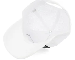 Speed Boat Racing Velvet White A-Frame Trucker - Calza Pennello
