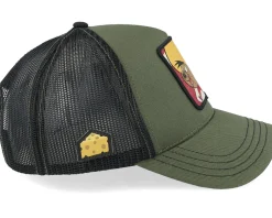 Speedy Gonzales Black/Dark Green/Black A-Frame Trucker - Capslab