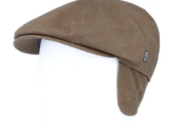Spencer Waxed Cotton Green Flat Cap - CTH Ericson