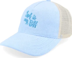 Spf Is My Bff Terry Light Blue A-frame Trucker - Abducted