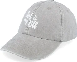 Spf Is My Bff Washed Grey Dad Cap - Abducted