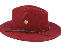 Spice Temple Knit Panama Dark Red Fedora - Rip Curl
