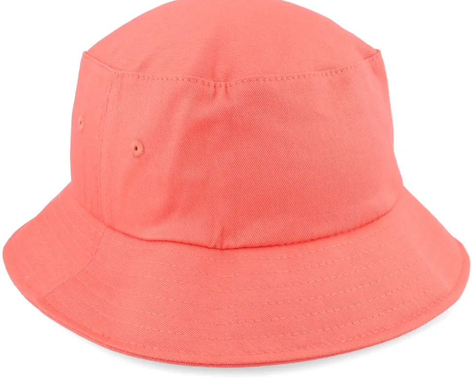 Spiced Coral Cotton Twill Bucket - Flexfit