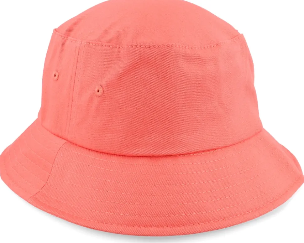 Spiced Coral Cotton Twill Bucket - Flexfit