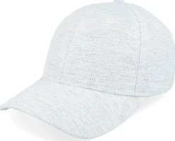 Spinback Shoal Hard Baseball Cap Light Grey Melange Adjustable - Upfront