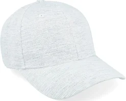 Spinback Shoal Hard Baseball Cap Light Grey Melange Adjustable - Upfront